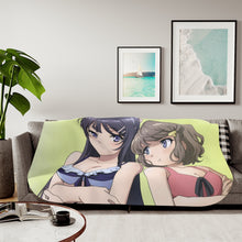 Load image into Gallery viewer, Rascal Does Not Dream of Bunny Girl Senpai Sherpa Blanket