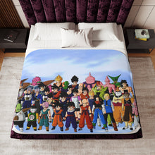 Load image into Gallery viewer, Anime Dragon Ball Z Sherpa Blanket