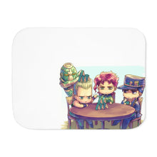 Load image into Gallery viewer, Jotaro Kujo Sherpa Blanket
