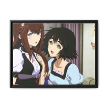 Load image into Gallery viewer, Kurisu & Mayuri Canvas Framed Art Print