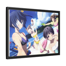 Load image into Gallery viewer, Love, Chunibyo & Other Delusions Rikka Takanashi, Sanae Dekomori, Shinka Nibutani, Kumin Tsuyuri Canvas Framed Art Print