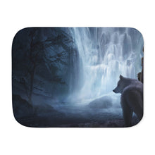 Load image into Gallery viewer, Anime Princess Mononoke Sherpa Blanket