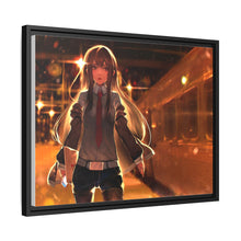Load image into Gallery viewer, Makise Kurisu Canvas Framed Art Print