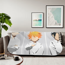 Load image into Gallery viewer, The Promised Neverland Ray, Norman, Emma Sherpa Blanket