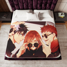 Load image into Gallery viewer, Jujutsu Kaisen Sherpa Blanket