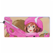 Load image into Gallery viewer, Sword Art Online Alternative: Gun Gale Online RGB LED Mouse Pad (Desk Mat)