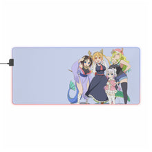 Load image into Gallery viewer, Miss Kobayashi's Dragon Maid Kanna Kamui, Elma, Kobayashi San Chi No Maid Dragon, Quetzalcoatl, Tohru RGB LED Mouse Pad (Desk Mat)