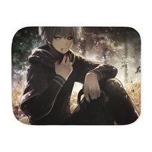 Load image into Gallery viewer, Kaneki Ken ( Tokyo Ghoul) Sherpa Blanket