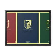 Load image into Gallery viewer, Anime Attack On Titan Canvas Framed Art Print