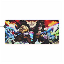 Load image into Gallery viewer, Black Clover Asta, Noelle Silva, Yuno, Yami Sukehiro RGB LED Mouse Pad (Desk Mat)