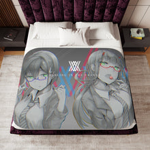 Load image into Gallery viewer, Ichigo, Zero Two Sherpa Blanket