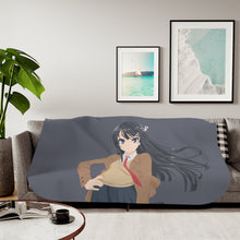Load image into Gallery viewer, Anime Rascal Does Not Dream of Bunny Girl Senpai Sherpa Blanket