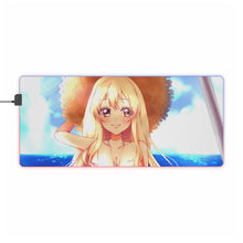 Load image into Gallery viewer, Aho Girl RGB LED Mouse Pad (Desk Mat)