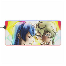 Load image into Gallery viewer, Kiznaiver Katsuhira Agata, Noriko Sonozaki RGB LED Mouse Pad (Desk Mat)