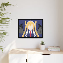 Load image into Gallery viewer, Kobayashi's Dragon Maid Minimalist Canvas Framed Art Print
