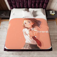 Load image into Gallery viewer, Uraraka ochako Sherpa Blanket