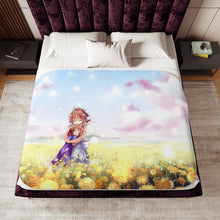 Load image into Gallery viewer, Field Of Dreams Sherpa Blanket