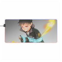 Load image into Gallery viewer, Fire Force Shinra Kusakabe RGB LED Mouse Pad (Desk Mat)