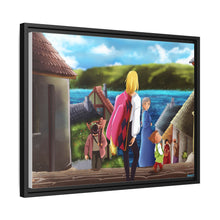 Load image into Gallery viewer, Anime Howl's Moving Castle Canvas Framed Art Print