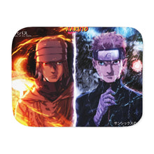 Load image into Gallery viewer, Sasuke (Moon Of Six Paths) and Naruto (Sun Of Six Paths) Sherpa Blanket