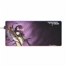 Load image into Gallery viewer, Saeko Busujima RGB LED Mouse Pad (Desk Mat)