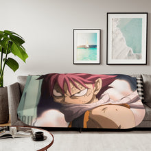 Load image into Gallery viewer, Fairy Tail Natsu Dragneel Sherpa Blanket