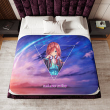 Load image into Gallery viewer, Nakano miku Sherpa Blanket