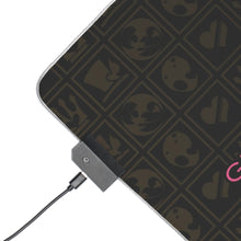 Load image into Gallery viewer, Glass Heart Princess RGB LED Mouse Pad (Desk Mat)