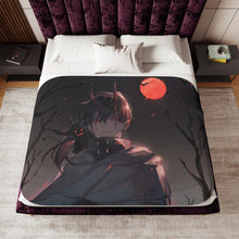 Load image into Gallery viewer, Nacht Black Clover Sherpa Blanket