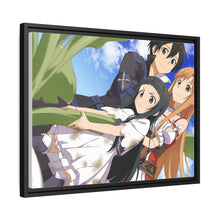 Load image into Gallery viewer, Sword Art Online Asuna Yuuki, Yui Canvas Framed Art Print