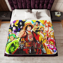 Load image into Gallery viewer, Mugiwara Crew by WB KHOSKI Sherpa Blanket