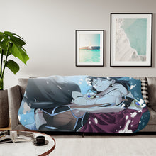 Load image into Gallery viewer, Vegeta and Broly Sherpa Blanket