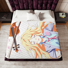 Load image into Gallery viewer, Anime Your Lie in April Sherpa Blanket
