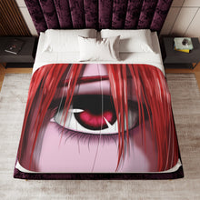 Load image into Gallery viewer, Elfen Lied Sherpa Blanket