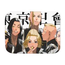Load image into Gallery viewer, Tokyo Revengers Keisuke Baji, Takashi Mitsuya, Kazutora Hanemiya Sherpa Blanket