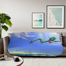 Load image into Gallery viewer, Anime Spirited Away Sherpa Blanket
