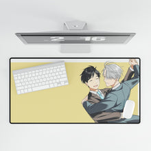 Load image into Gallery viewer, Yuri!!! On Ice Victor Nikiforov, Yuuri Katsuki Mouse Pad (Desk Mat)