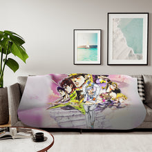 Load image into Gallery viewer, Anime Jojo's Bizarre Adventure Sherpa Blanket