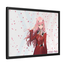 Load image into Gallery viewer, Zero Two Blossoms World Canvas Framed Art Print