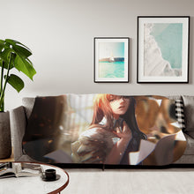 Load image into Gallery viewer, Makise Kurisu Sherpa Blanket