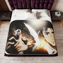 Load image into Gallery viewer, Shinichi Izumi And Migi Sherpa Blanket