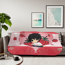 Load image into Gallery viewer, strawberries Sherpa Blanket
