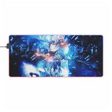 Load image into Gallery viewer, Blue Exorcist RGB LED Mouse Pad (Desk Mat)