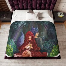 Load image into Gallery viewer, Anime Fairy Tailr Sherpa Blanket