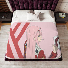 Load image into Gallery viewer, Anime Darling in the FranXX Sherpa Blanket