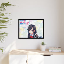 Load image into Gallery viewer, My Teen Romantic Comedy SNAFU Yukino Yukinoshita Canvas Framed Art Print
