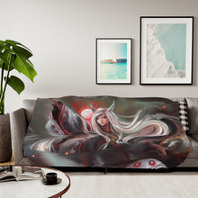 Load image into Gallery viewer, Kaguya Ōtsutsuki's power release Sherpa Blanket