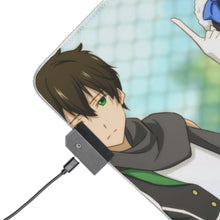 Load image into Gallery viewer, Hyouka Eru Chitanda, Satoshi Fukube, Mayaka Ibara RGB LED Mouse Pad (Desk Mat)