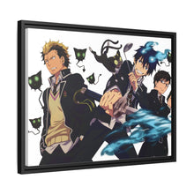 Load image into Gallery viewer, Rin,Yukio and Ryuji Canvas Framed Art Print