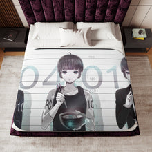 Load image into Gallery viewer, Akane Tsunemori Eating Sherpa Blanket